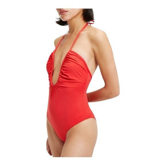Good American Leilani One-Piece in Bright Poppy NWT - Picture 4 of 7